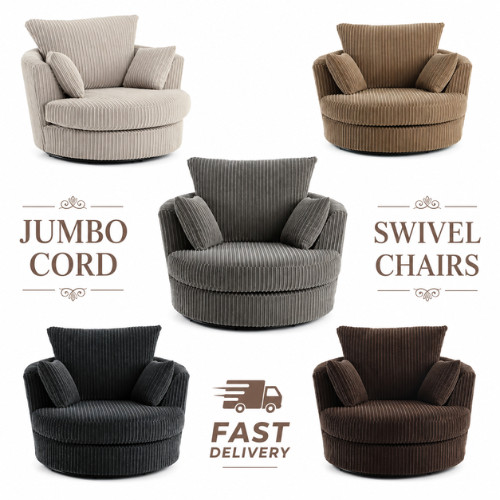 Jumbo cord sofa swivel - cord,
