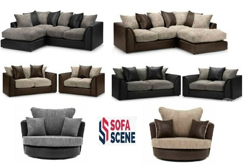 Byron fabric leather corner - byron,