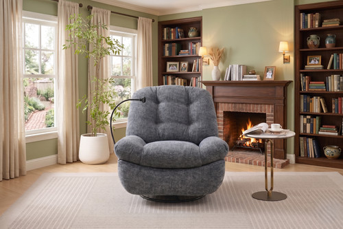 Raha swivel accent chair - raha,