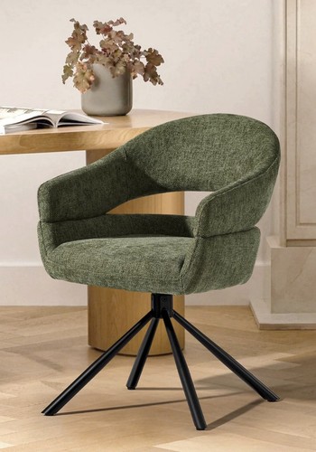 New swivel chair - new, green