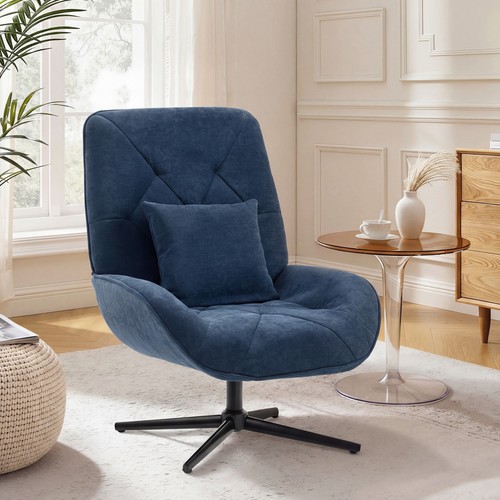 Homcom swivel accent chair - swivel,