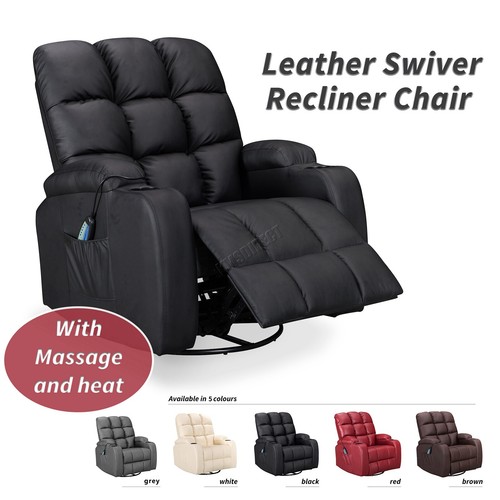 Westwood massage leather sofa - leather,