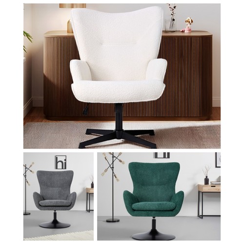 Modern accent chair wing back - modern,