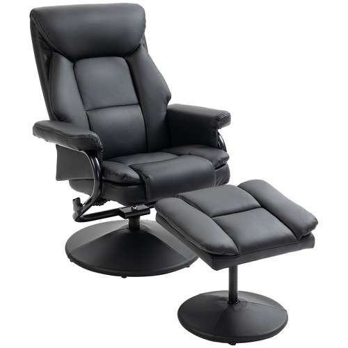 Homcom leather swivel - pu,