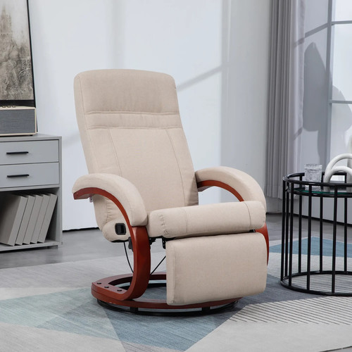 Manual recliner swivel chair - swivel,