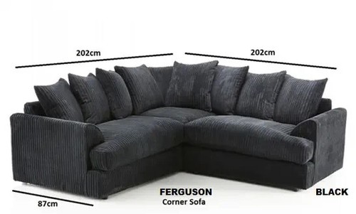 Jumbo cord sofa - set,