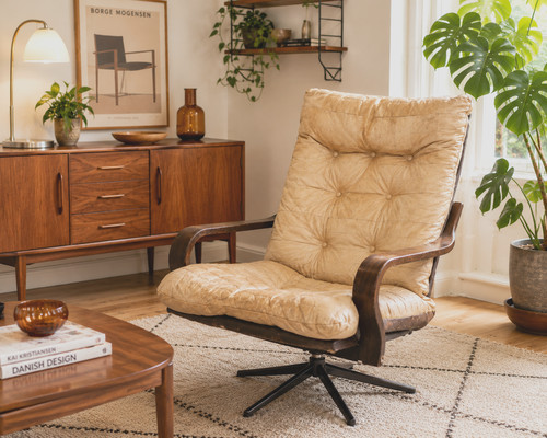 Danish style swivel lounge - swivel,