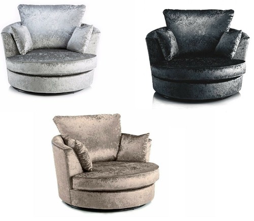 Crushed velvet sofa - crushed,
