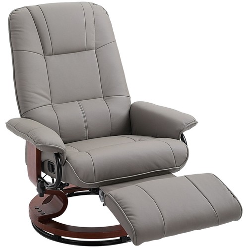 Reclining swivel chair with - swivel,