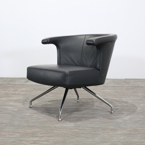 Frighetto leather swivel chair - leather,