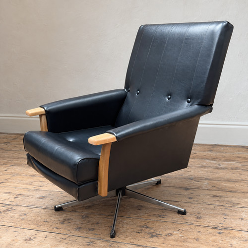 Black high back swivel - black,