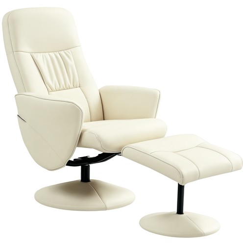 Homcom leather armchair and - pu,