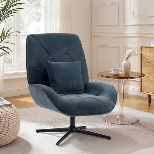 Homcom swivel accent chair - homcom,